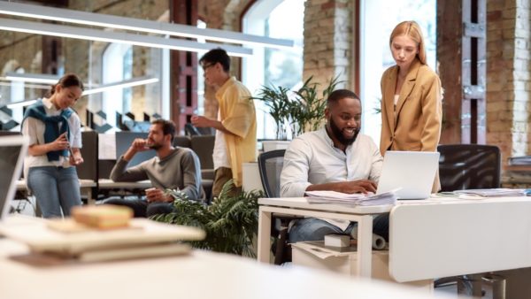 Young,Professionals.,Group,Of,Multiracial,Business,People,Working,Together,In